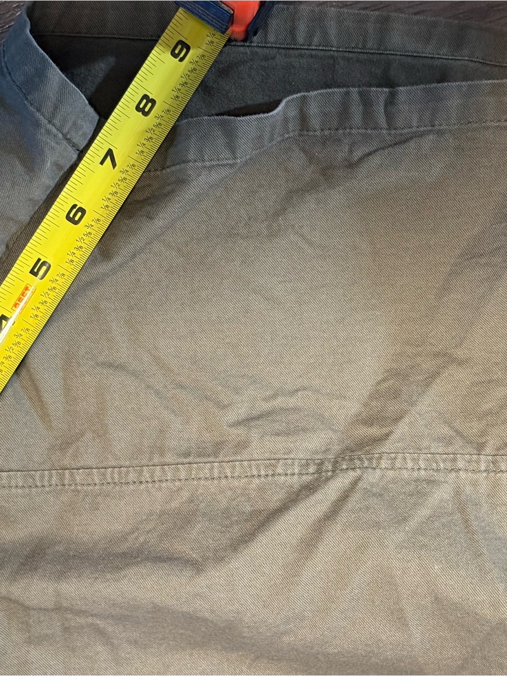 Olive Drawstring Cargo Shorts - Picture 6 of 6